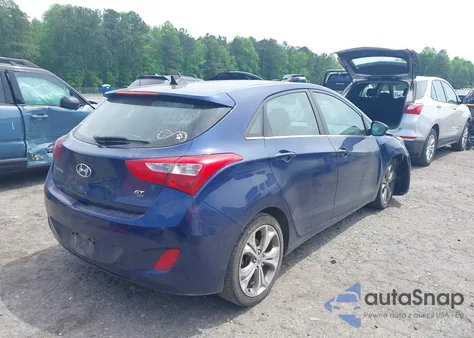 2013 Hyundai Elantra Gt from USA, damaged, VIN KMHD35LE7DU033813